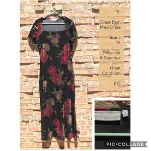 Dress barn velvet maxi dress